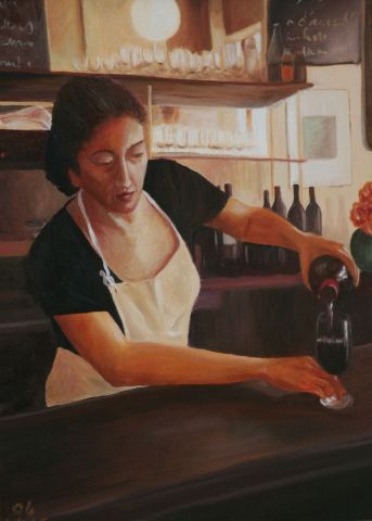 la serveuse du bar